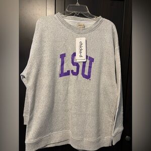 Chicka- d LSU Tigers crewneck sweater